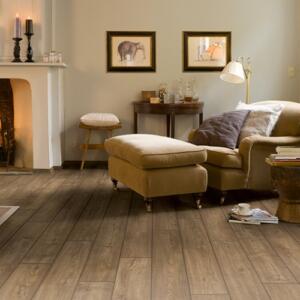 Quick Step Impressive Ultra Geschraapte Eik Grijsbruin