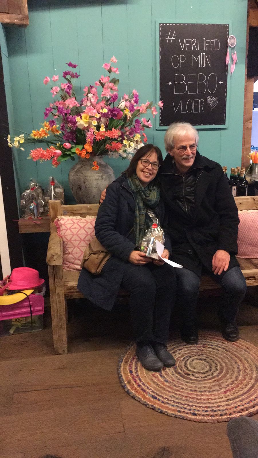 Marianne en Louis uit Haarlem zijn tevreden met hun lamelparket