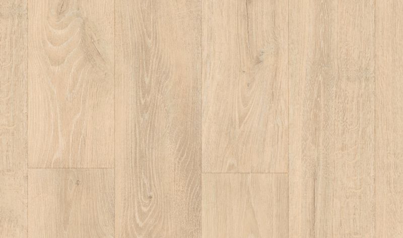 beige laminaat brede plank met v groef en voelbare houtstructuur 8 millimeter dik