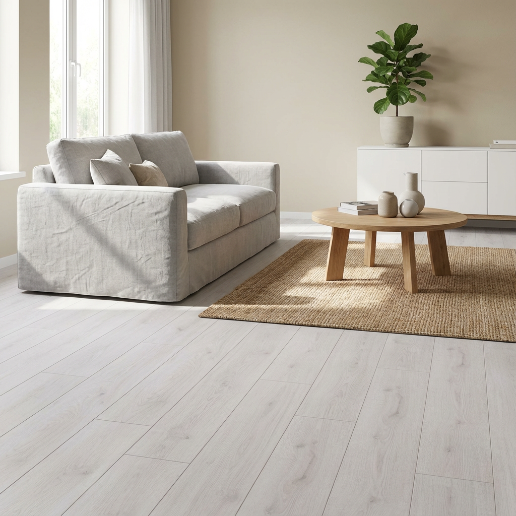 Kunststof laminaat lichtgrijs