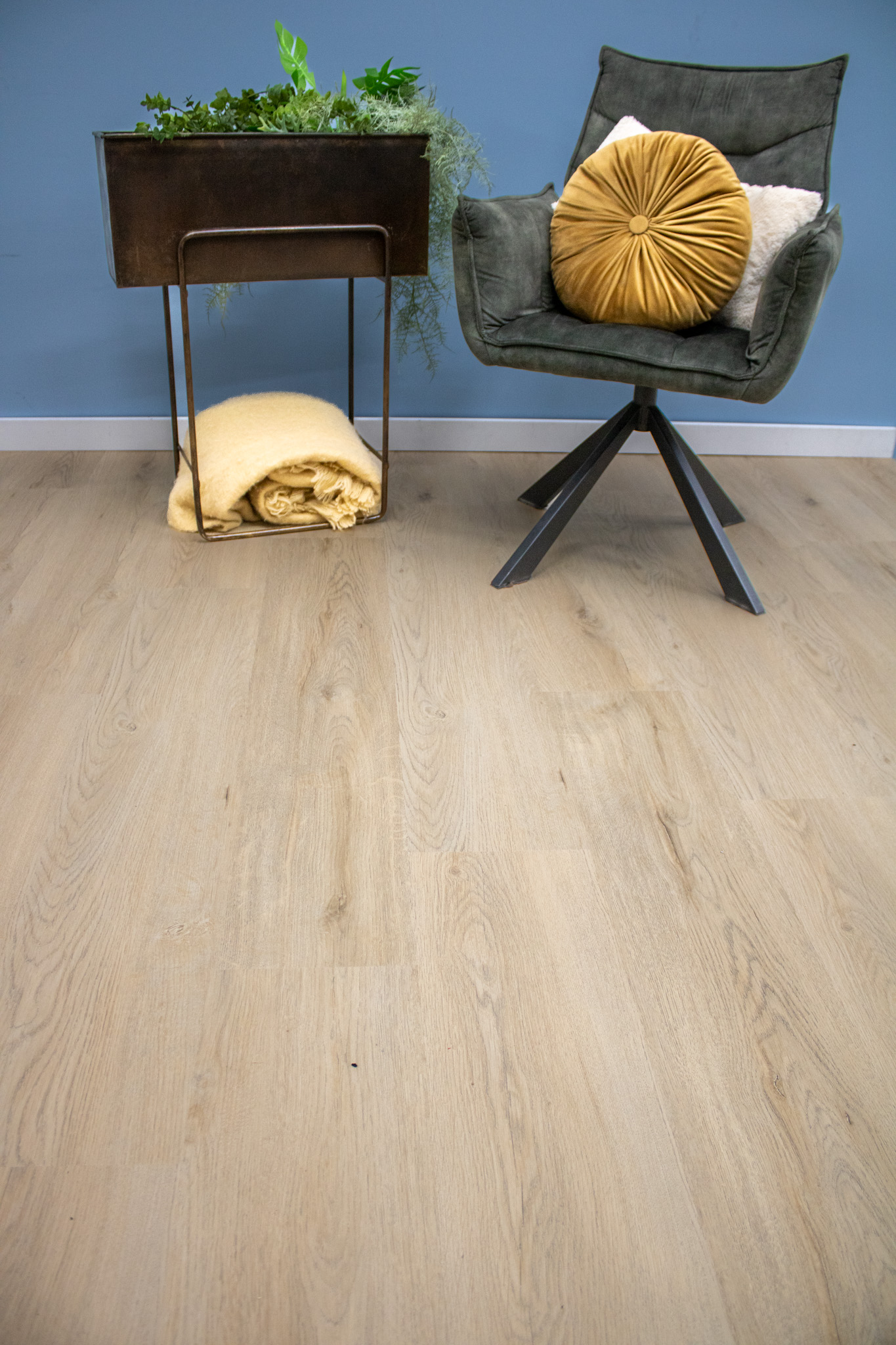 Lichtbeige zand klik PVC-vloer Lichtbeige zand klik PVC-vloer