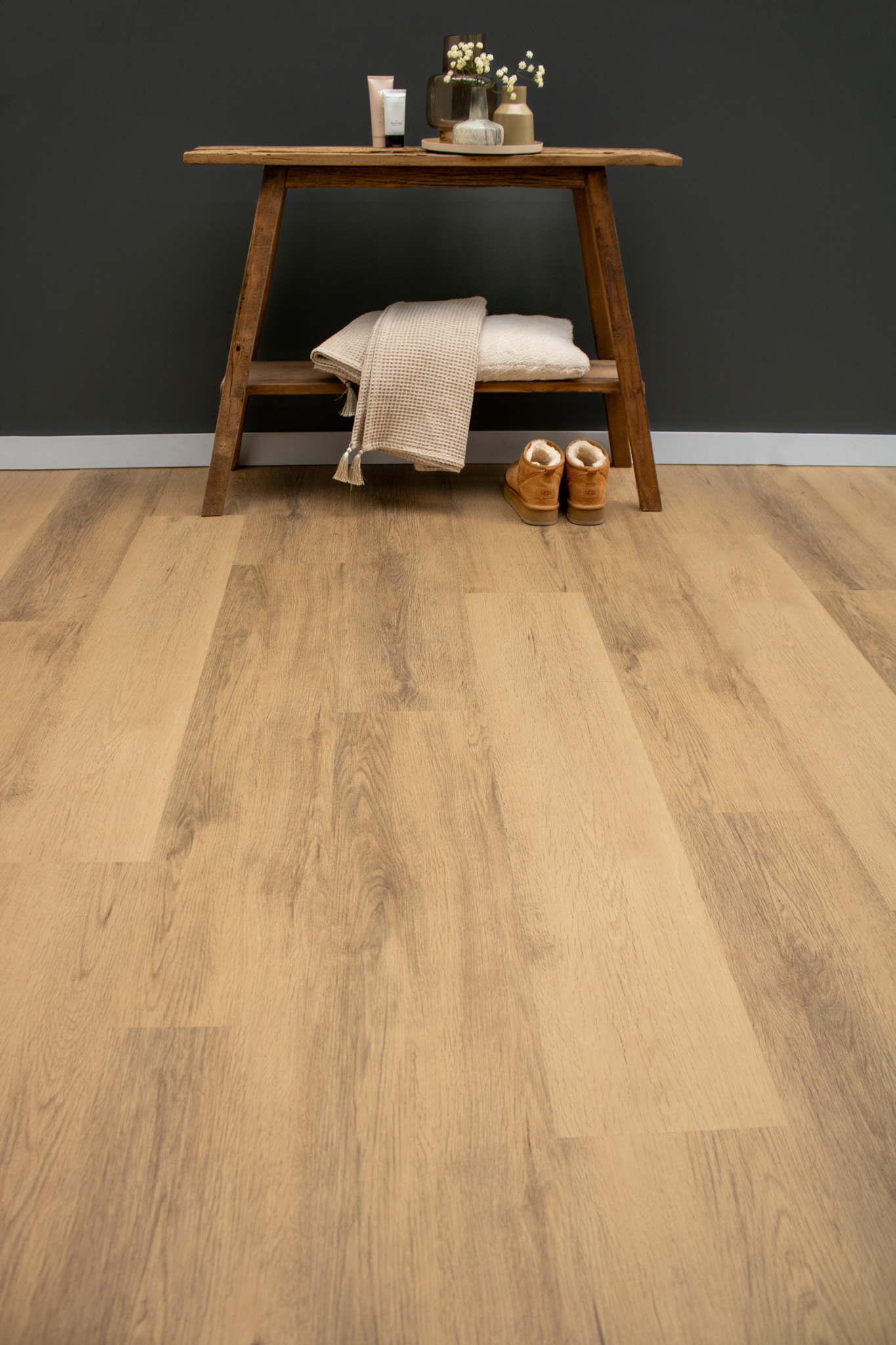 Loft walnoot klik PVC-vloer Loft walnoot klik PVC-vloer