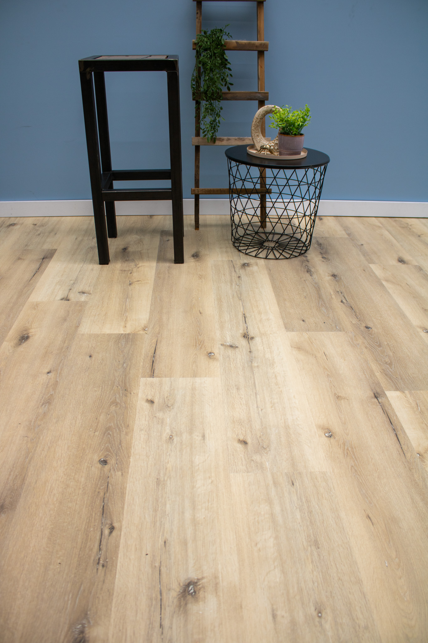Warm bruin rustiek klik PVC-vloer Warm bruin rustiek klik PVC-vloer