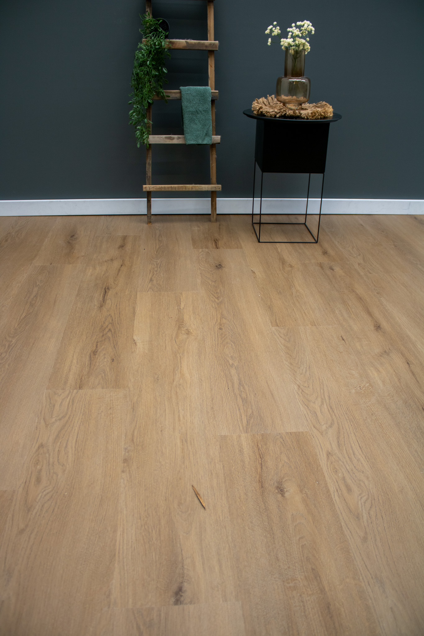 Warm mokka bruin klik PVC-vloer Warm mokka bruin klik PVC-vloer