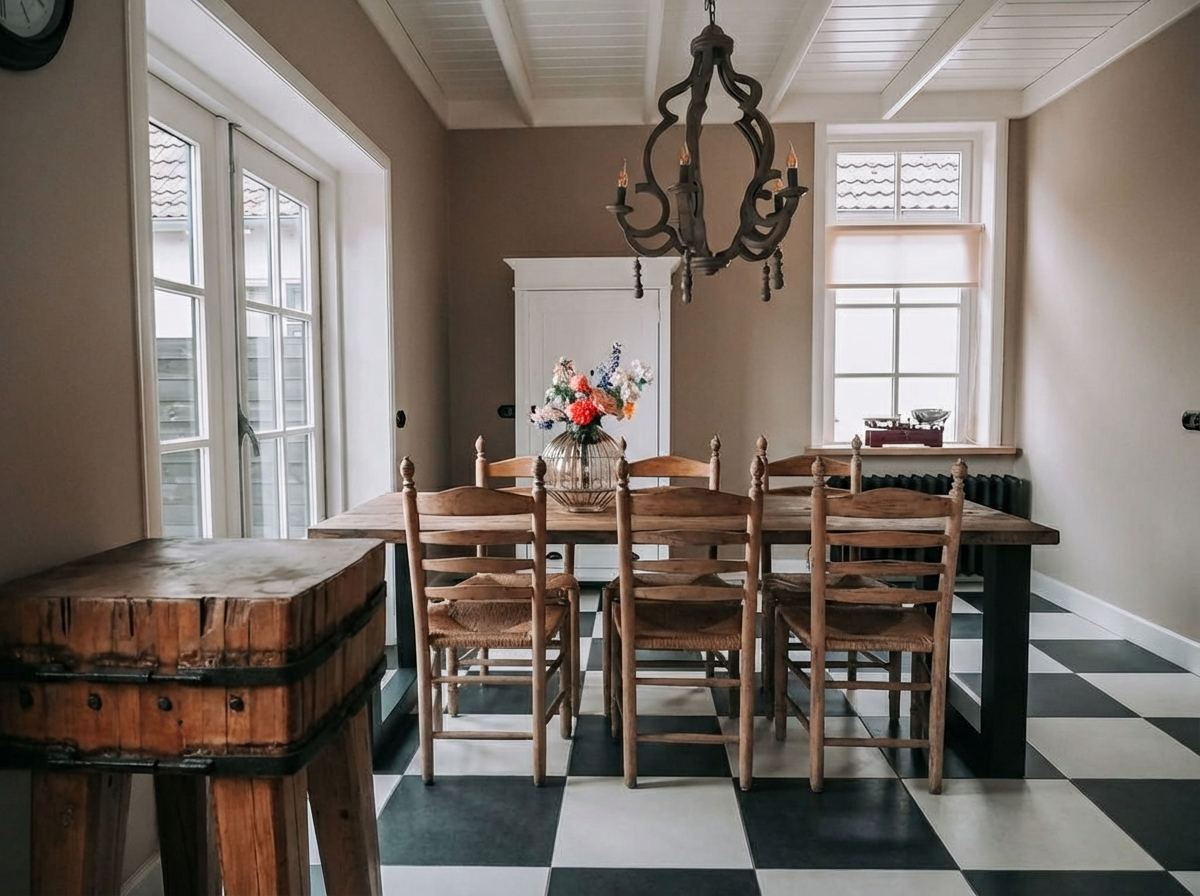 Zwart witte tegels 60x60