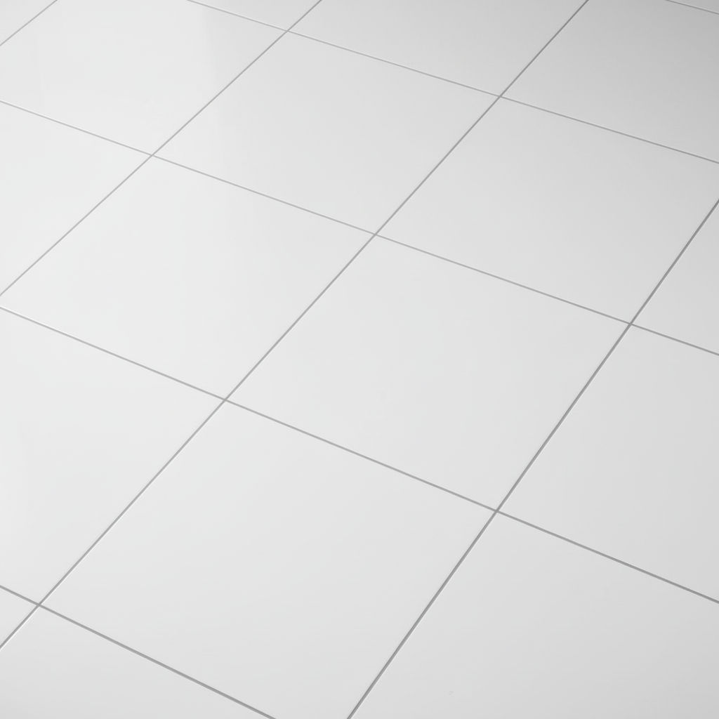 Witte lichte vloertegels