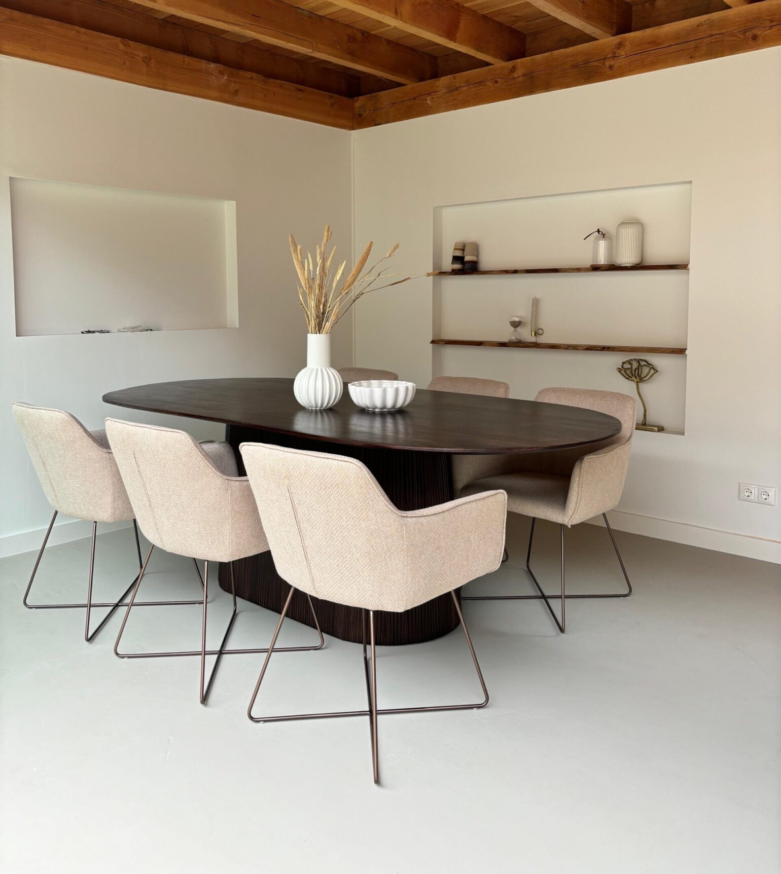 Gietvloer onder overkapping