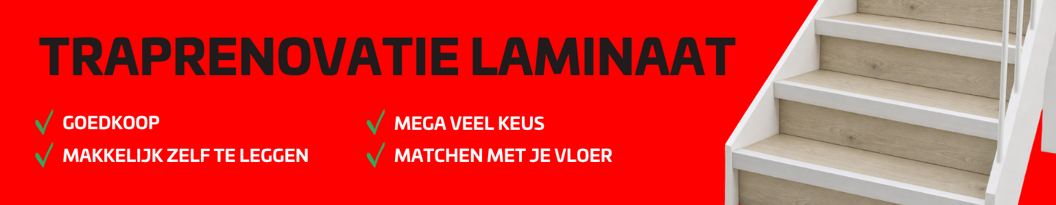 Traprenovatie laminaat